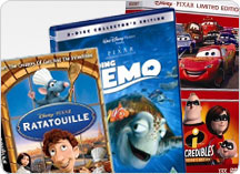 Pixar DVDs