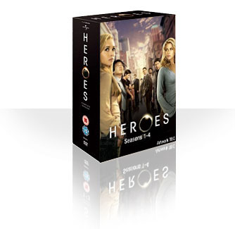 Heroes Season 1-4 DVD